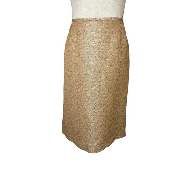 KASPER Skirt Suit‎ Size 12 Two Piece Set  Bonus Belt Executive Career Gold - Picture 5 of 16